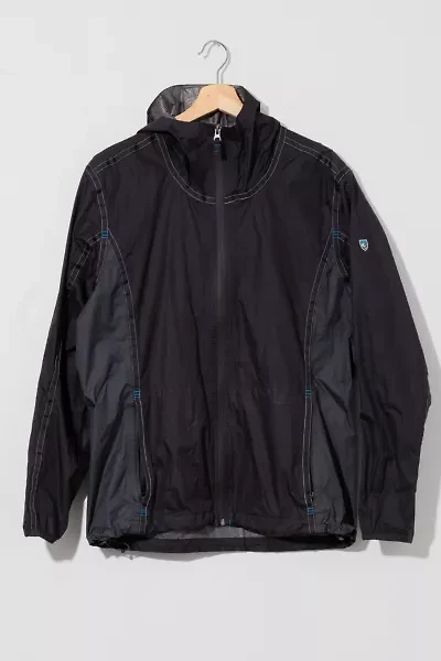 Vintage Y2K Kuhl Black Gray Windbreaker Jacket