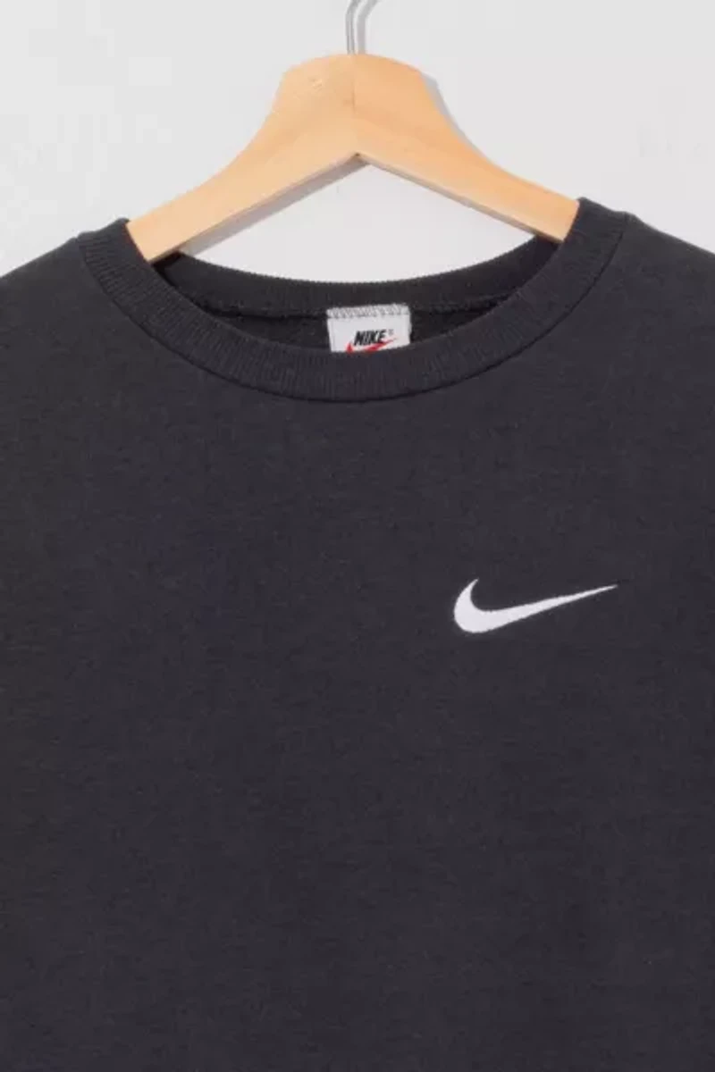 Vintage 1990s Distressed Nike Embroidered Crewneck Sweatshirt