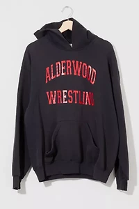 Vintage 1990s Distressed Wrestling Hoodie Sweatshirt