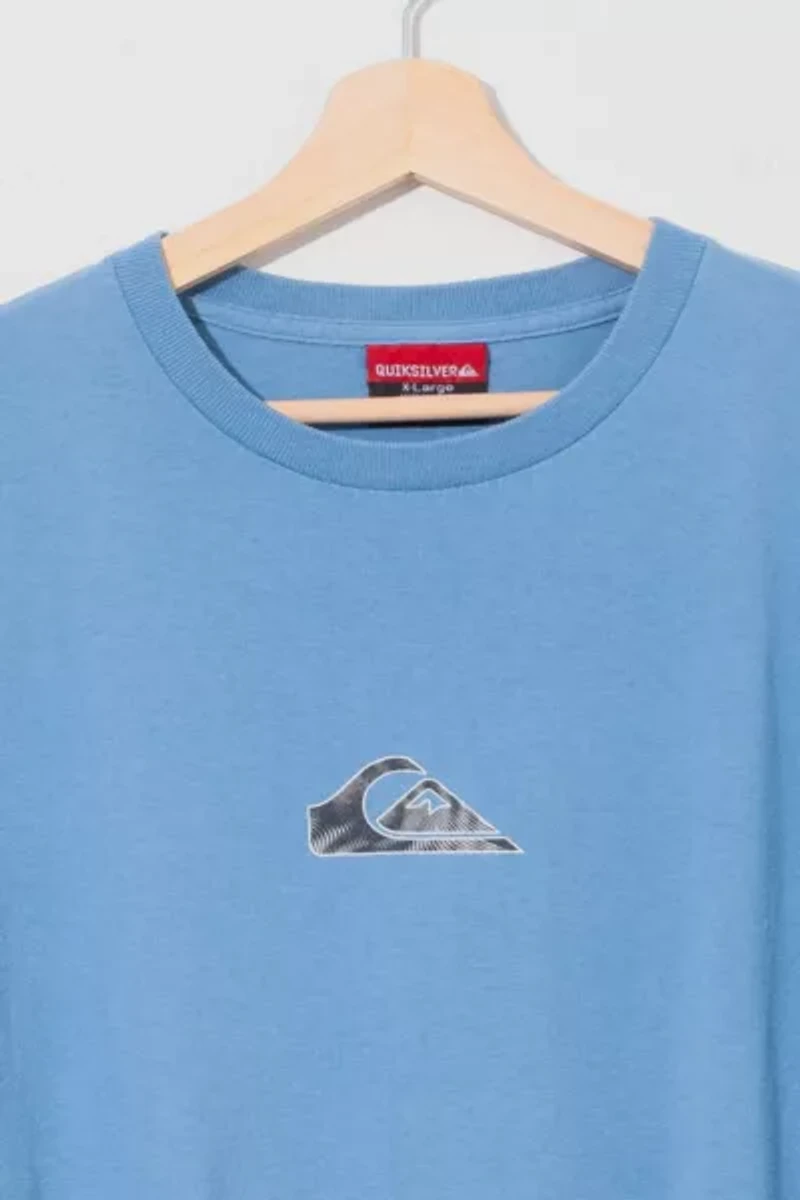 Vintage 1990s Distressed Quiksilver Long Sleeve Graphic T-Shirt
