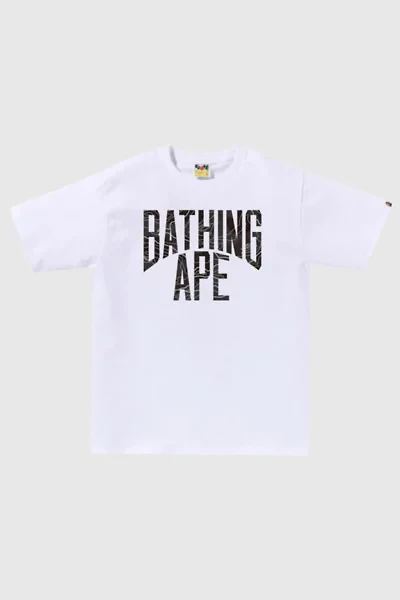 BAPE Layered Line Camo NYC Logo Tee