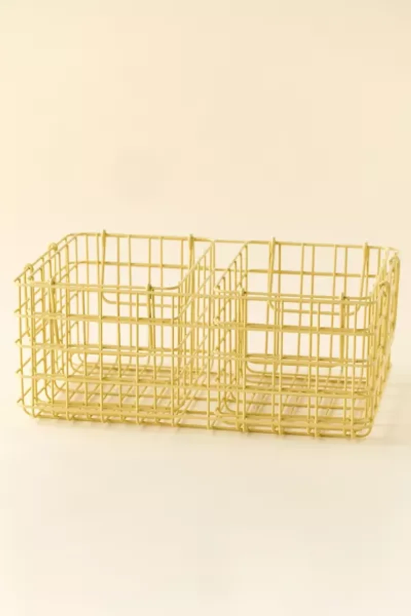 Mustard Made Iron Wire Basket - Set Of 3