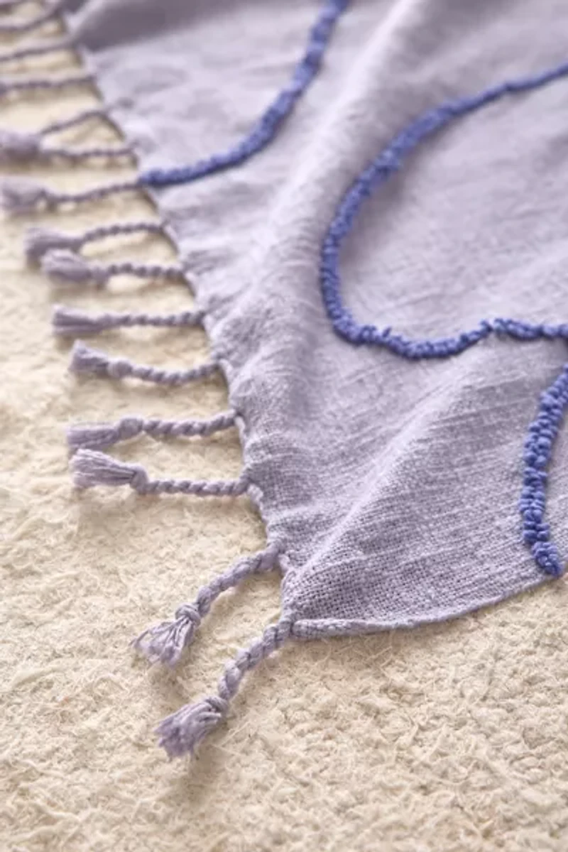 Wild Bows Tufted Throw Blanket