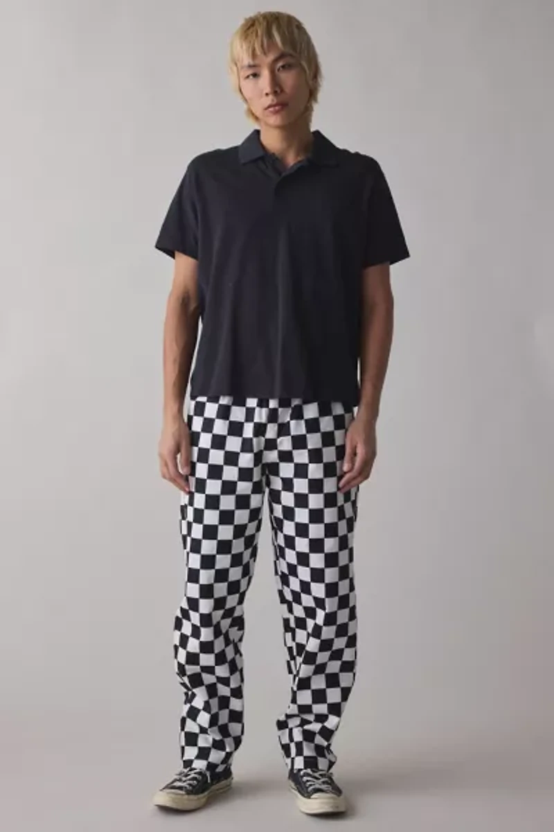 Cookman X Fatburger Checkerboard Cotton Chef Pant