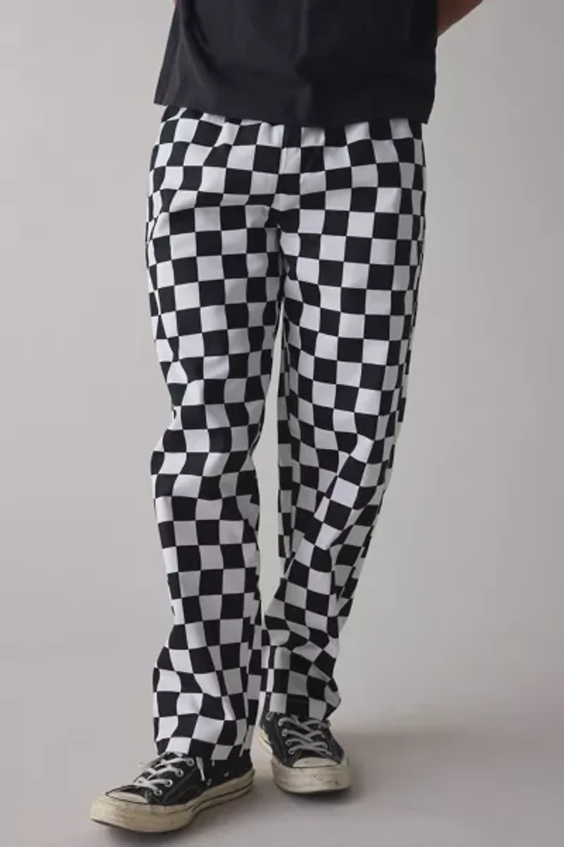 Cookman X Fatburger Checkerboard Cotton Chef Pant