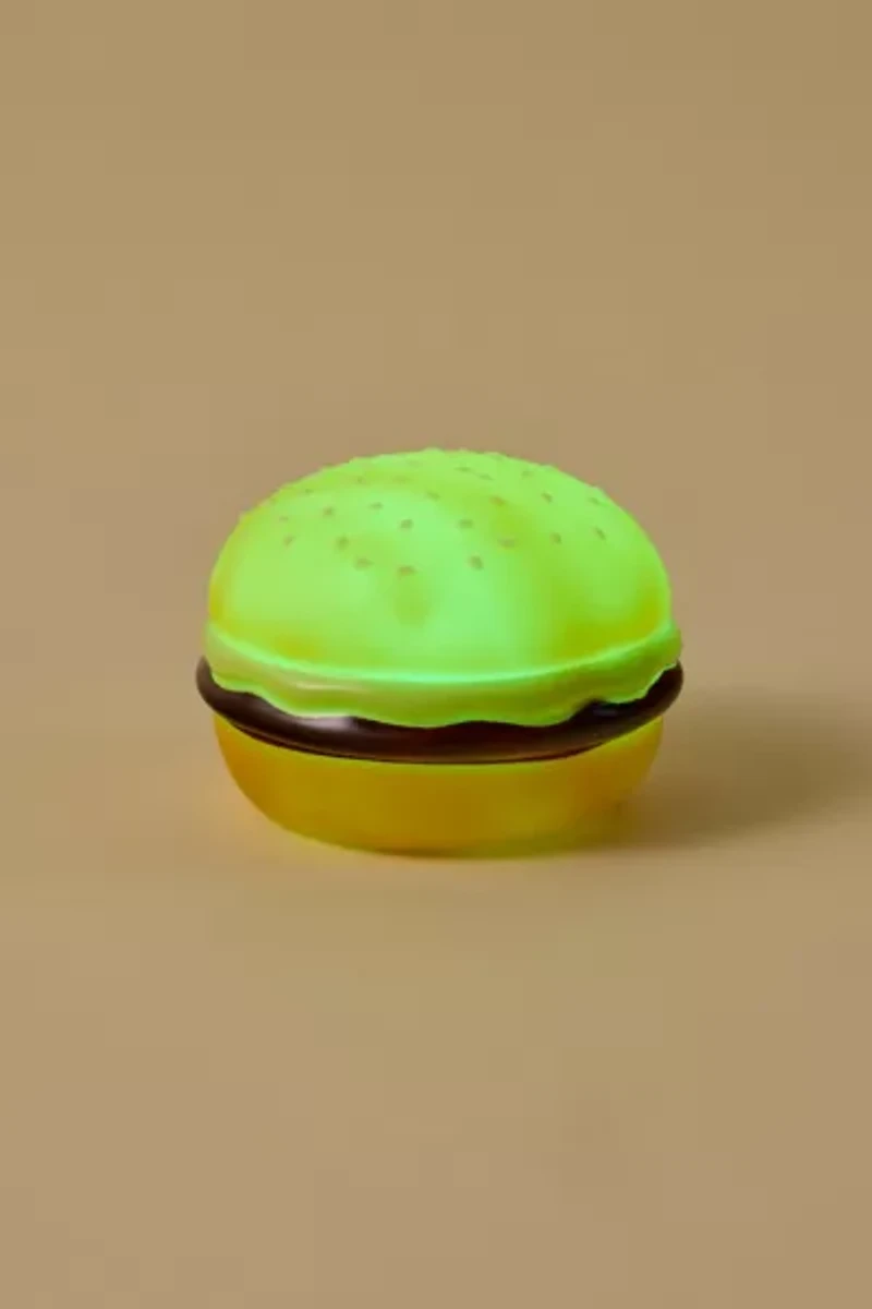 Burger Shape Portable Vinyl LED Table Lamp