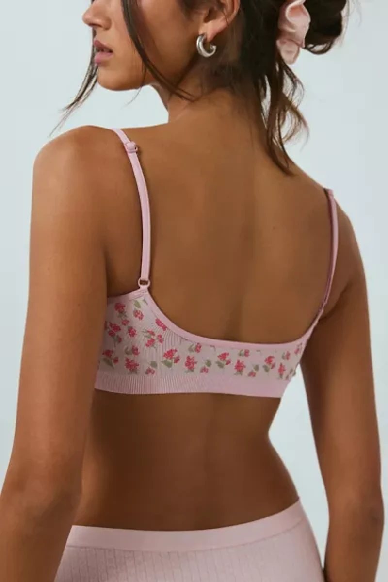 Out From Under Layla Seamless Lace Trim Bralette