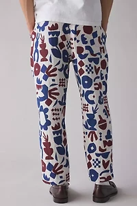 Wax London Kurt Spin Pattern Jacquard Pant