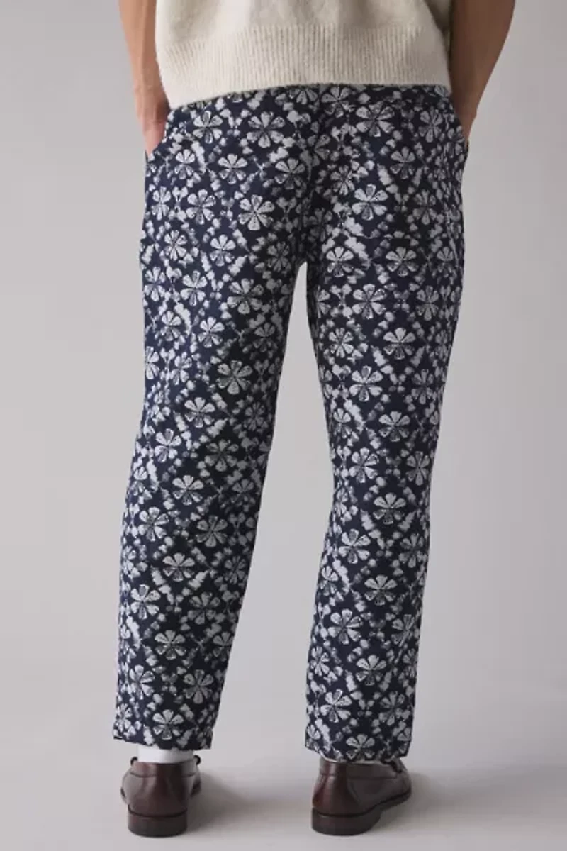 Wax London Kurt Floral Jacquard Pant