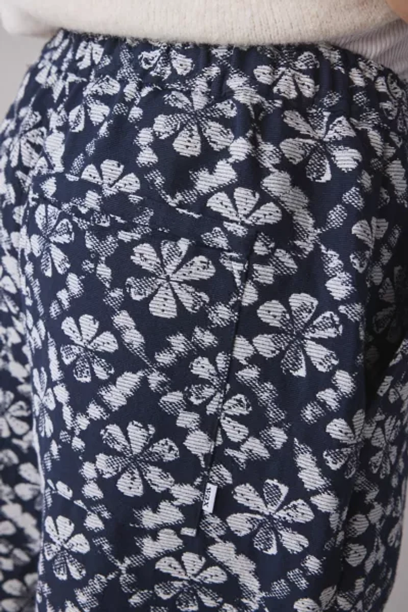 Wax London Kurt Floral Jacquard Pant