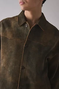 Wax London Fen Suede Jacket