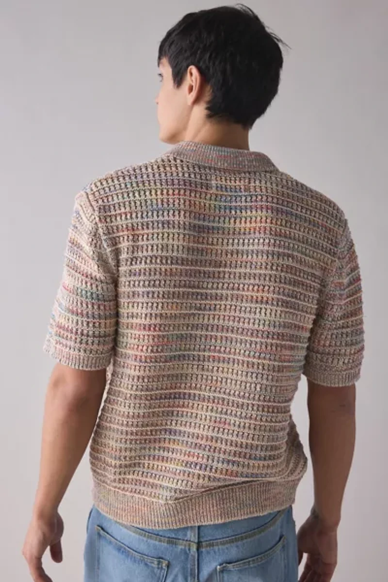 Wax London Tellaro Knit Short Sleeve Shirt