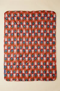 BAGGU & Miffy Puffy Quilted Picnic Blanket
