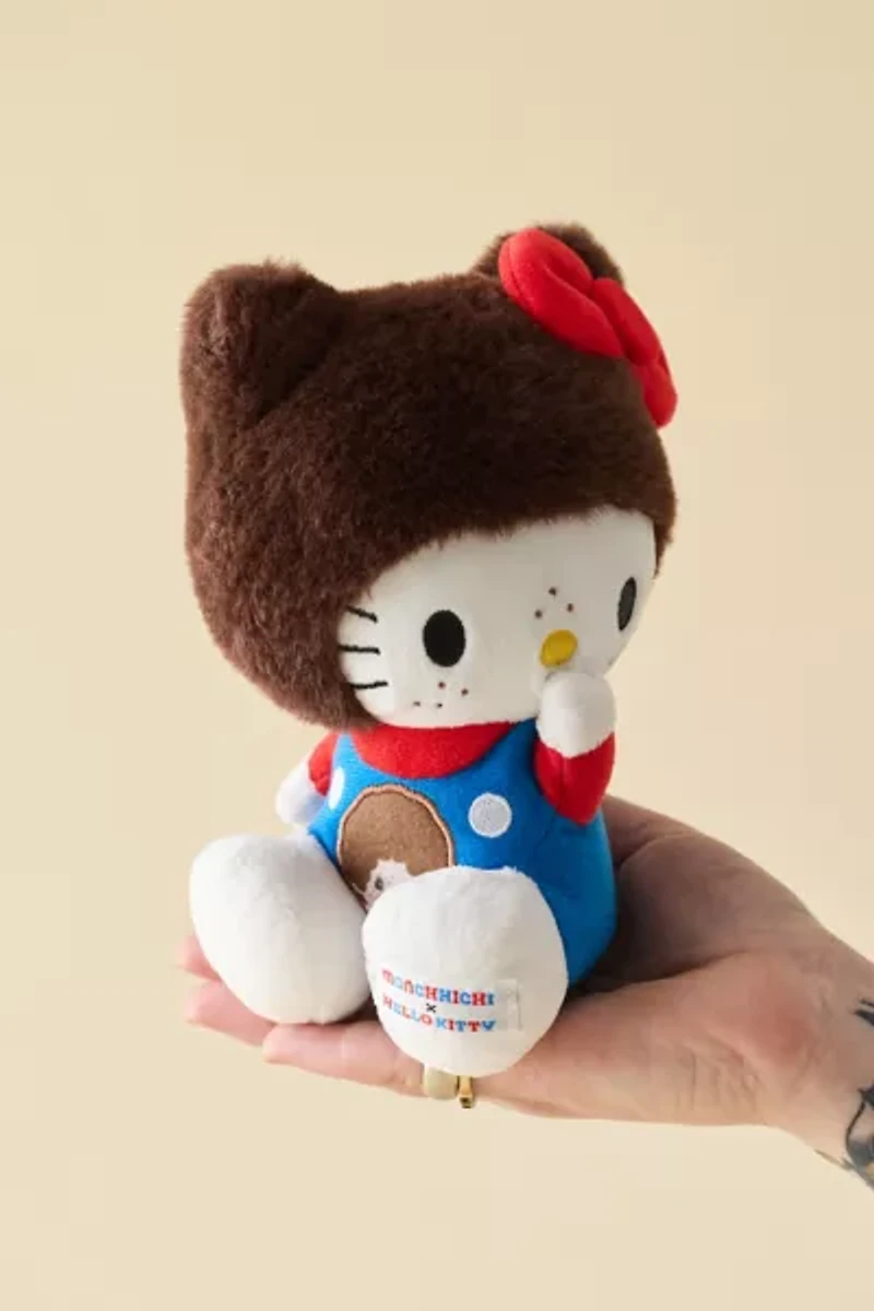 Sanrio Hello Kitty X Monchhichi Overalls Plushie