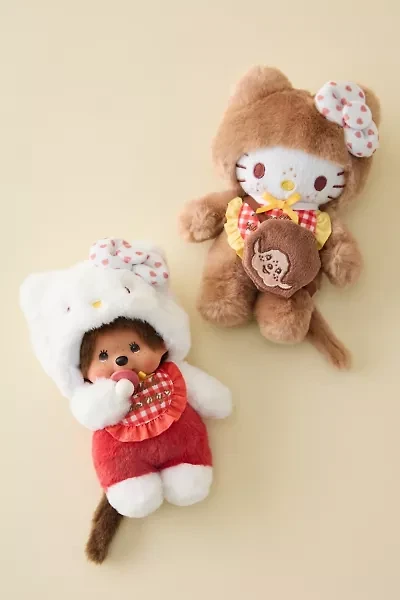 Sanrio Hello Kitty X Monchhichi Plushie