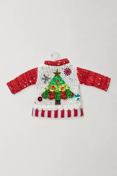 Knitted 8in Ugly Christmas Sweater Ornament
