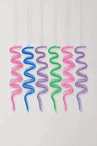 Sugar Coated Ribbon Candy Christmas Ornament Set