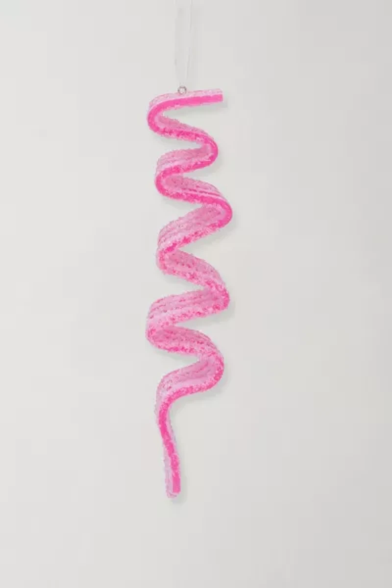 Sugar Coated Ribbon Candy Christmas Ornament Set