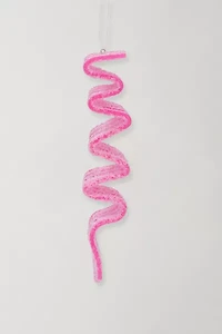 Sugar Coated Ribbon Candy Christmas Ornament Set