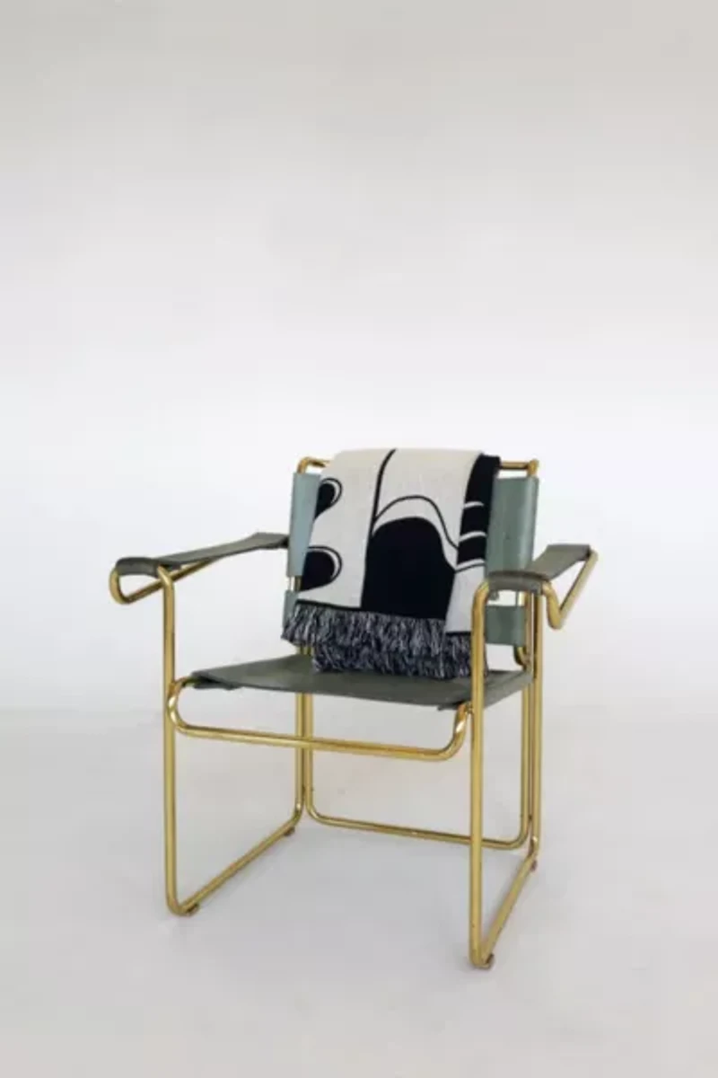 Clr Shop Amoeba Woven Throw Blanket
