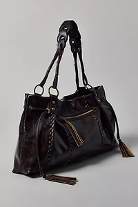 Silence + Noise Washed Faux Leather Tote Bag