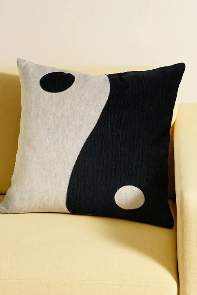 Clr Shop Yin Yang Woven Throw Pillow