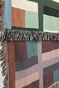 Clr Shop Quilted Woven Throw Blanket