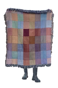 Clr Shop Boxer Woven Throw Blanket