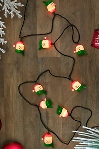Snowman Heads 7ft String Lights