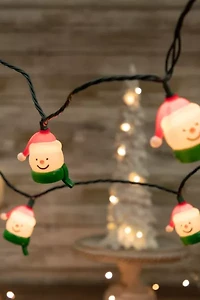Snowman Heads 7ft String Lights