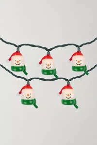 Snowman Heads 7ft String Lights