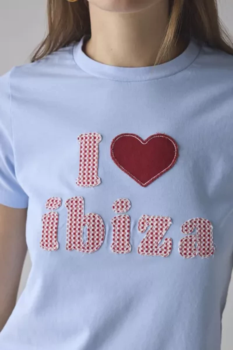 I Heart City Applique Graphic Slim Tee