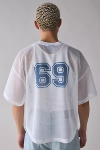 Coney Island Picnic Fruit Bowl Graphic Mesh Tee