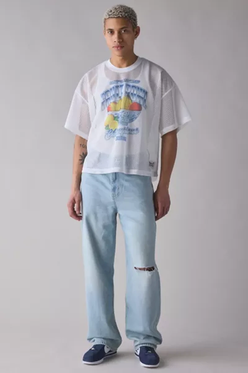Coney Island Picnic Fruit Bowl Graphic Mesh Tee