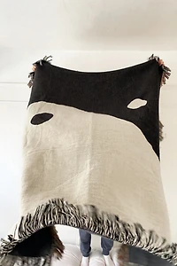 Clr Shop Yin Yang Woven Throw Blanket