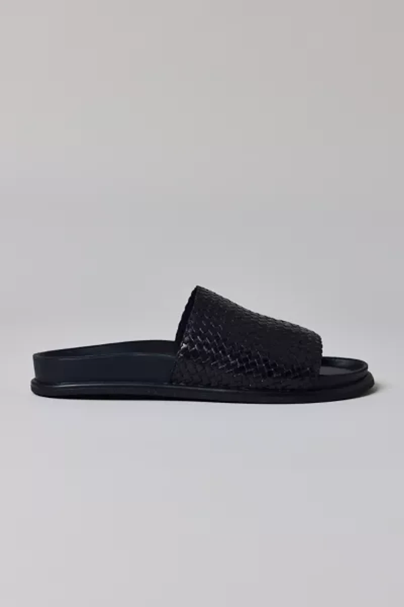 Vagabond Shoemakers Effie Woven Leather Slide Sandal