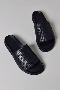 Vagabond Shoemakers Effie Woven Leather Slide Sandal