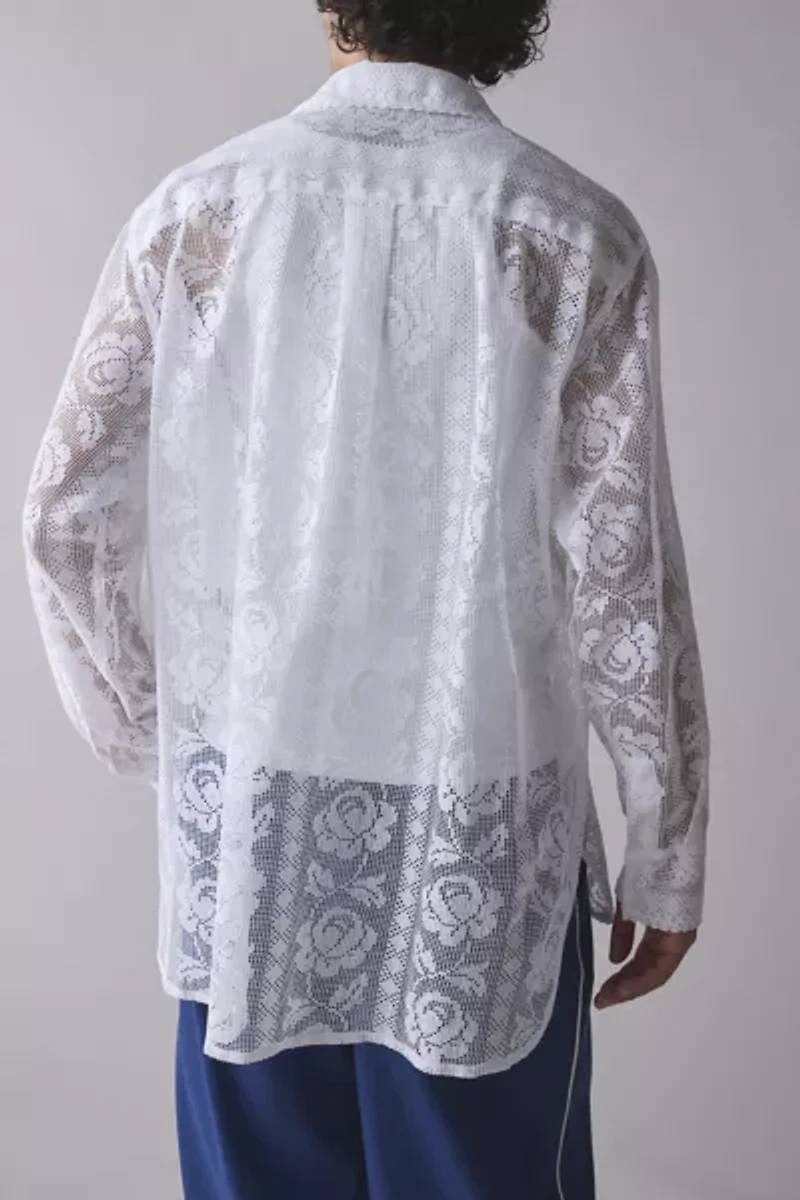 David Catalán Lace Long Sleeve Shirt