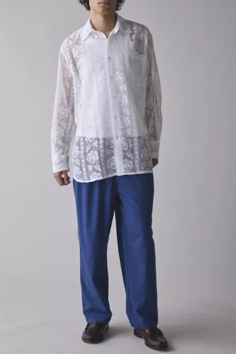 David Catalán Lace Long Sleeve Shirt