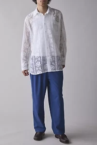 David Catalán Lace Long Sleeve Shirt