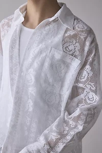 David Catalán Lace Long Sleeve Shirt