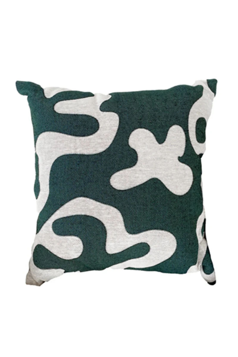 Dancing Shapes Woven Throw Pillow