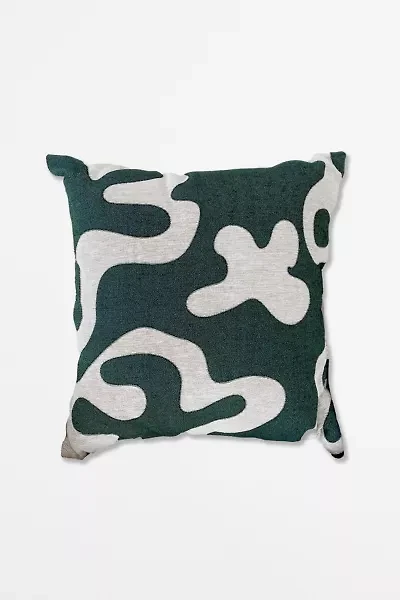 Dancing Shapes Woven Throw Pillow
