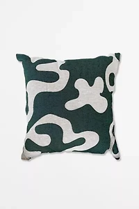 Dancing Shapes Woven Throw Pillow