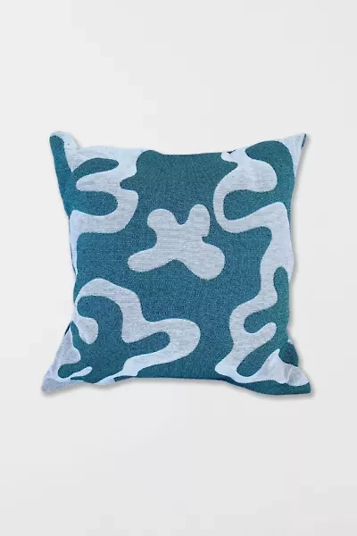 Dancing Shapes Woven Throw Pillow