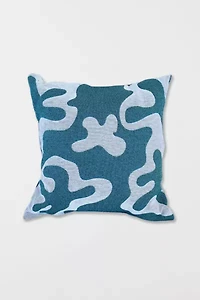 Dancing Shapes Woven Throw Pillow