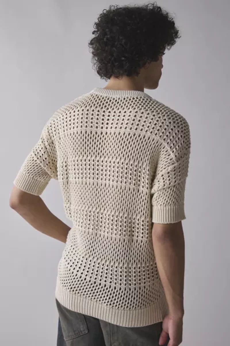 David Catalán Ceu Open Knit Tee