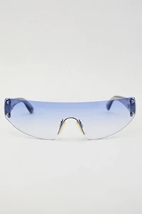 Vintage Frost Shield Sunglasses