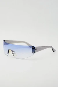 Vintage Frost Shield Sunglasses