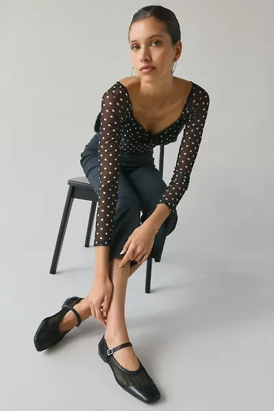 Vagabond Shoemakers Delia Mesh Mary Jane Flat